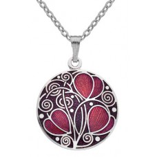 NECKLACE MACK LEAVES & COIL